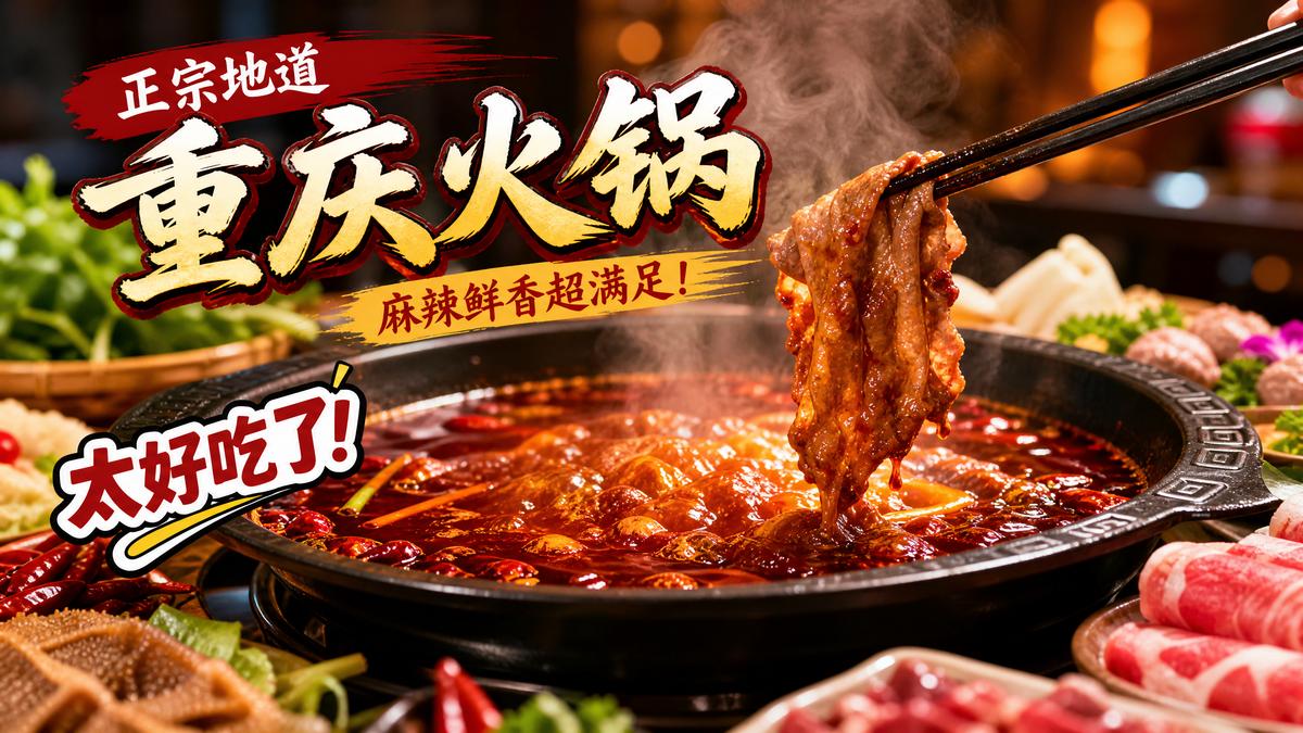 国产视频美食视频教程：正宗重庆火锅